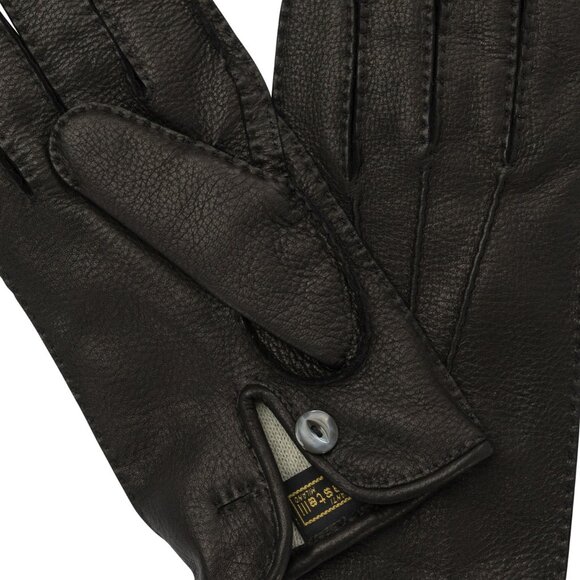 Restelli Leather Gloves 49/F INCH 8.5 Men - Picture 2 of 2